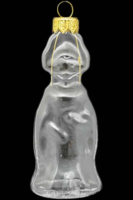 Стеклянная елочная игрушка Заготовка Царевна Лягушка 8,5 см 161508400